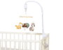 KioKids Mobile de berceau musical avec peluches en coton - Salvia