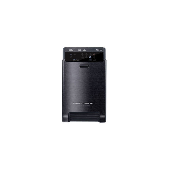 Fantec QB-X2US3R Boîtier RAID pour 2x 3,5 pouces SATA USB 3.0 Noir