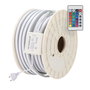 Bande LED flexible RGB 50 mètres 12 W/m 230 V CA 80 LED/m SMD3535 IP65