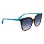 LONGCHAMP LO728S-220 Lunettes de soleil marron et bleu