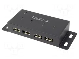 LOGILINK Hub USB 4 ports USB 2.0 UA0141A en métal