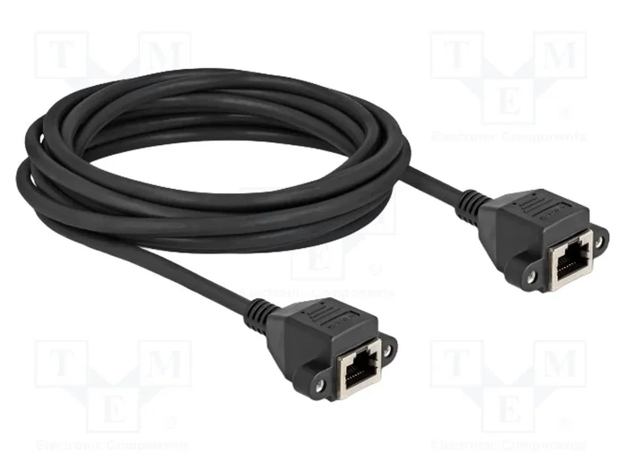 DELOCK Extendeur Ethernet S/FTP 5m noir DELOCK Extendeur Ethernet S/FTP 5m noir