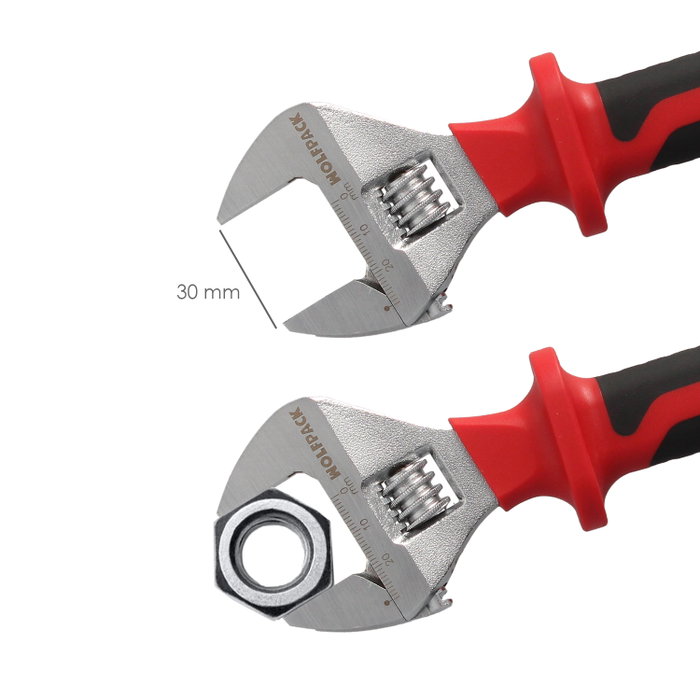 WOLFPACK LINEA PROFESIONAL Clé Ajustable Isolée VDE 8 pouces