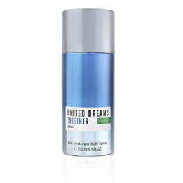 Benetton United Dreams Together - Déodorant en spray pour hommes - 150 ml - Parfum frais et masculin