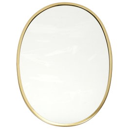 Home Deco Factory Miroir Ovale Doré 34x25 cm