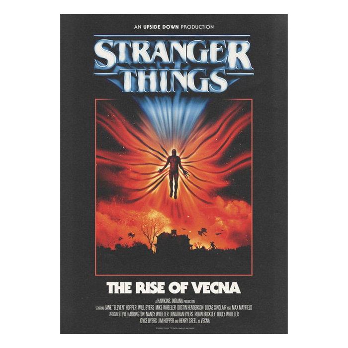 Stranger Things lithographie The Rise of Vecna Limited Edition 42 x 30 cm Stranger Things lithographie The Rise of Vecna Limited Edition 42 x 30 cm