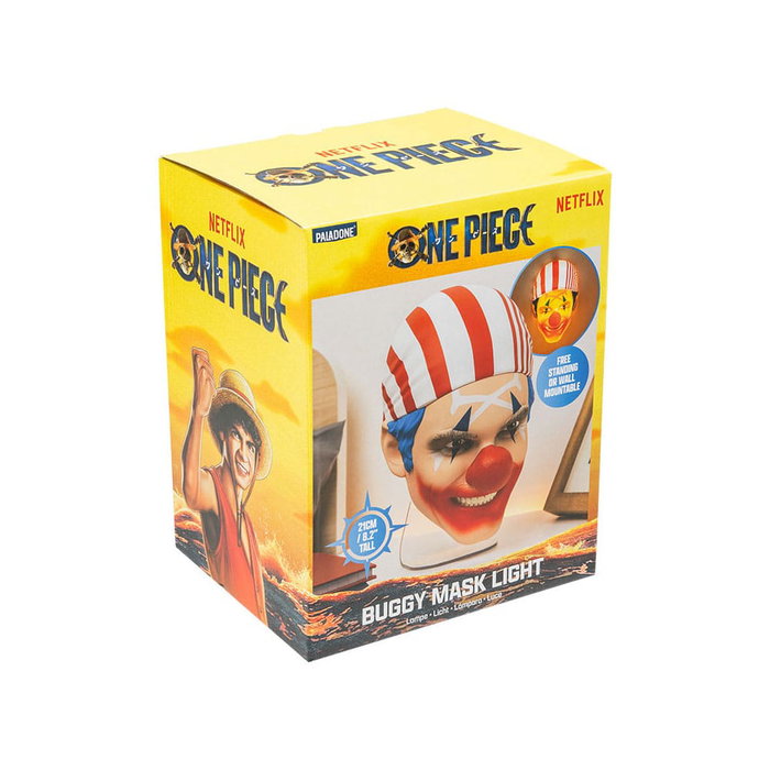 One Piece lampe 3D LED Buggy Mask One Piece lampe 3D LED Buggy Mask