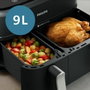 Philips Airfryer Série 3000 NA351/00 Double Panier 9L Noir/Argenté