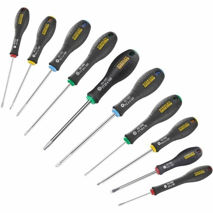 Stanley Jeu de 10 tournevis Fatmax FMHT0-62128