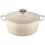 Le Creuset Signature Roaster rond 24cm meringue