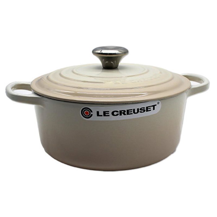 Le Creuset Signature Roaster round 24cm meringue - Cocotte en fonte