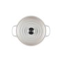 Le Creuset Signature Roaster round 24cm meringue - Cocotte en fonte