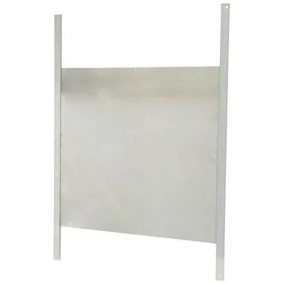 Kerbl Porte coulissante de poulailler 43x40 cm en acier inoxydable avec rails de guidage 436732