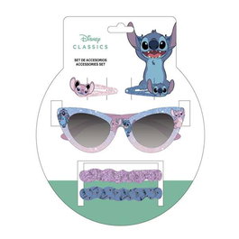 Cerdá - Lunettes de soleil et trousse de beauté pour enfants Stitch 15.0 x 17.0 x 2.0 cm