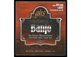 GHS Jeu de cordes Banjo Acier Inoxydable 6 pièces Light GHS