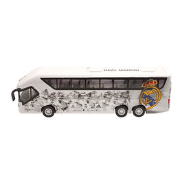 Eleven Force Bus Réplique Officiel Real Madrid CF EF16256 Bandai avec Portes Ouvertures et Retro-Friction - 3 ans et plus