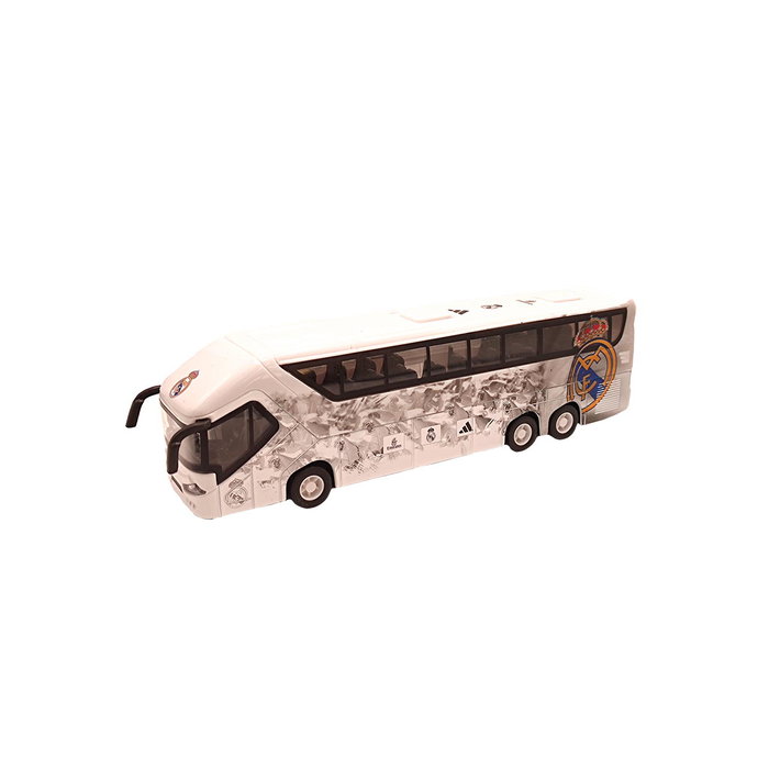 Eleven Force Bus Réplique Officiel Real Madrid CF EF16256 Bandai avec Portes Ouvertures et Retro-Friction - 3 ans et plus