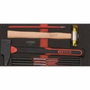 KS Tools Module d'outils de frappe 9 pièces Rouge