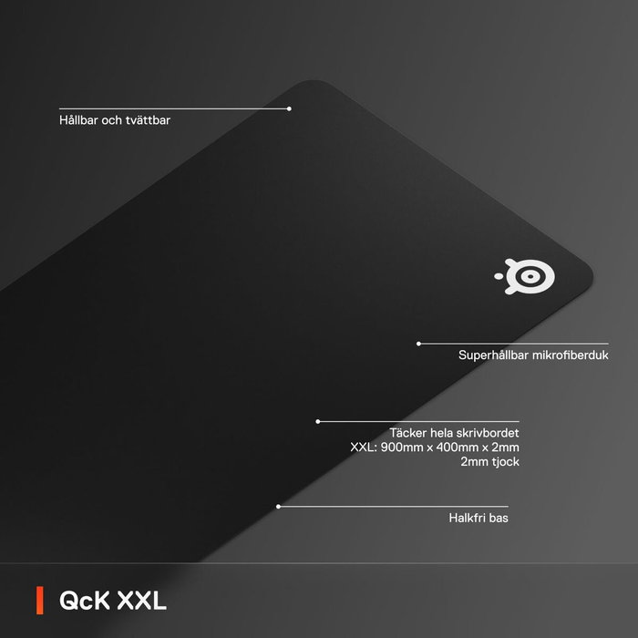SteelSeries QcK XXL Noir