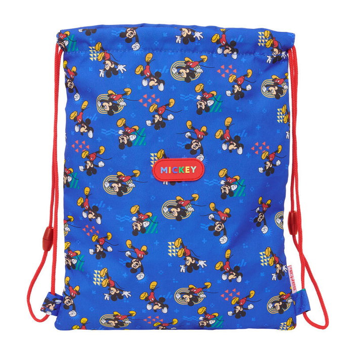 Sac à dos serré par des ficelles Mickey Mouse Clubhouse Today Bleu 26 x 34 x 1 cm
