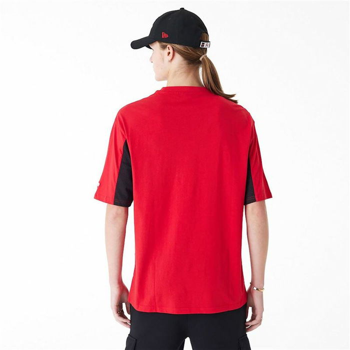 T-shirt à manches courtes homme New Era NBA MESH PANEL OS TEE CHIBU 60435481 Rouge (M)