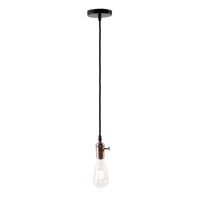 Pendel E27 Câble 1000mm 0,75mm En Tissu- Rosette/Commutateur Pendel E27 Câble 1000mm 0,75mm En Tissu- Rosette/Commutateur