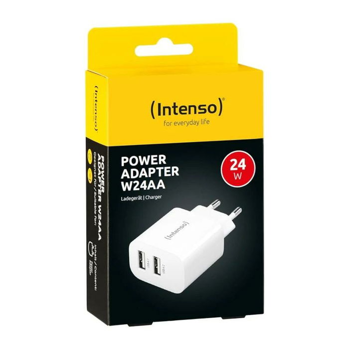 Chargeur mural INTENSO W24AA 24 W Blanc