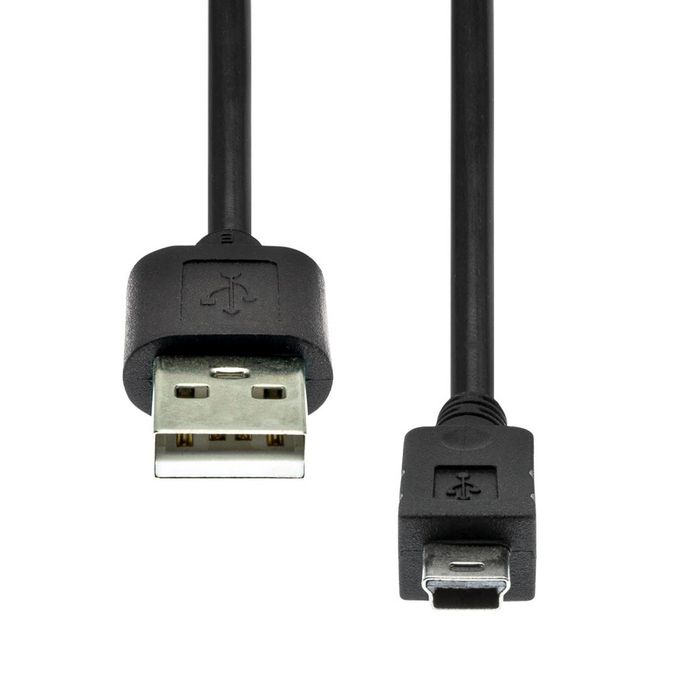 ProXtend Câble USB 2.0 A vers Mini B 5P M/M Noir 0,5M ProXtend Câble USB 2.0 A vers Mini B 5P M/M Noir 0,5M