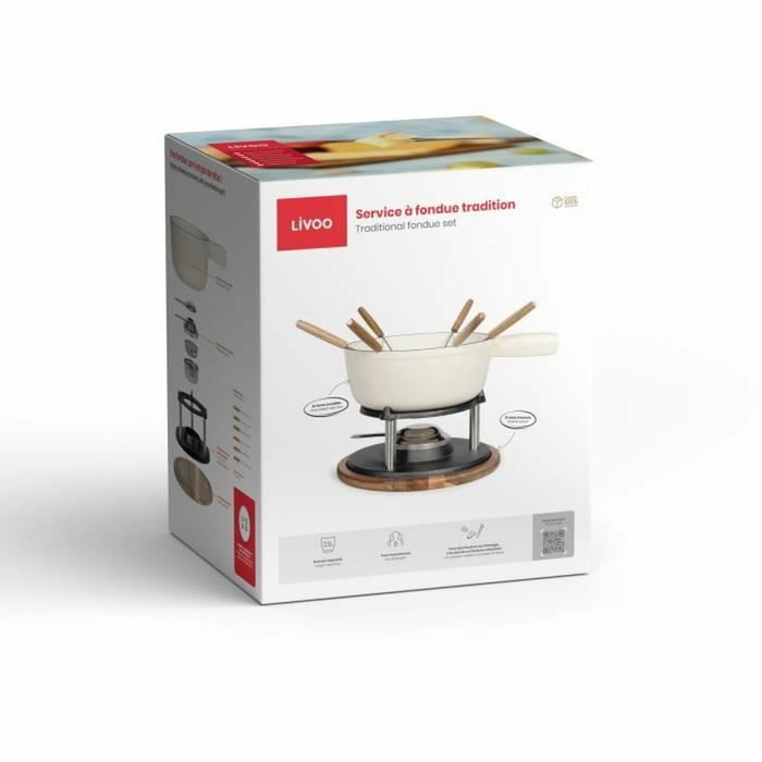 Livoo Service à fondue tradition MEN426C - 2,6L - 6 personnes Livoo Service à fondue tradition MEN426C - 2,6L - 6 personnes