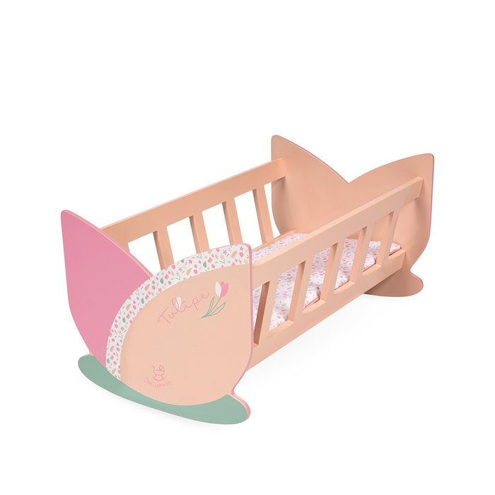Decuevas Cuna en bois Tulipe pour poupées Decuevas Cuna en bois Tulipe pour poupées