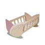 Decuevas Lit bébé en bois Tulipe pour enfant à partir de 3 ans - Dimensions : 49.50 x 28 x 24 cm - Assemblage nécessaire