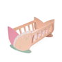 Decuevas Lit bébé en bois Tulipe pour enfant à partir de 3 ans - Dimensions : 49.50 x 28 x 24 cm - Assemblage nécessaire