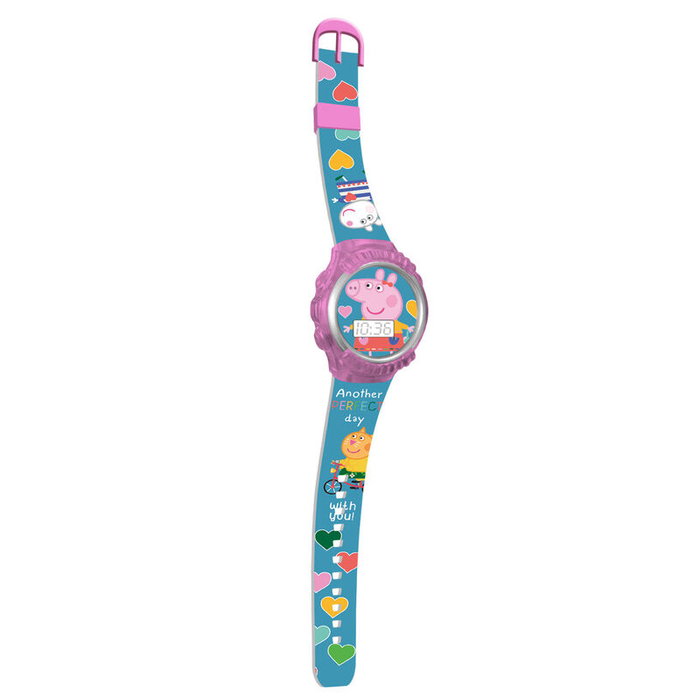 KIDS LICENSING Coffret Montre Digitale et Talkie-Walkie Peppa Pig - Emballage Blister 21x29 cm