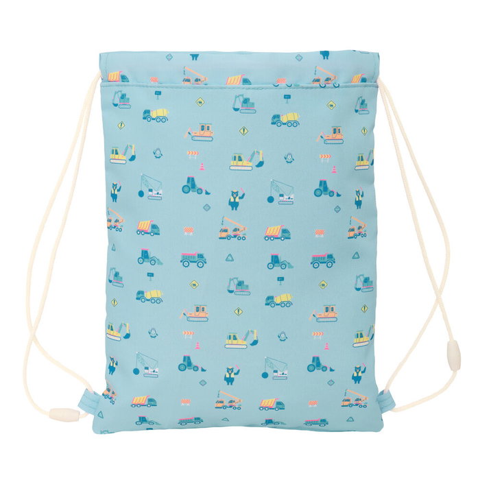 Sac à dos serré par des ficelles Safta Gruas 26 x 34 x 1 cm Sac à dos serré par des ficelles Safta Gruas 26 x 34 x 1 cm