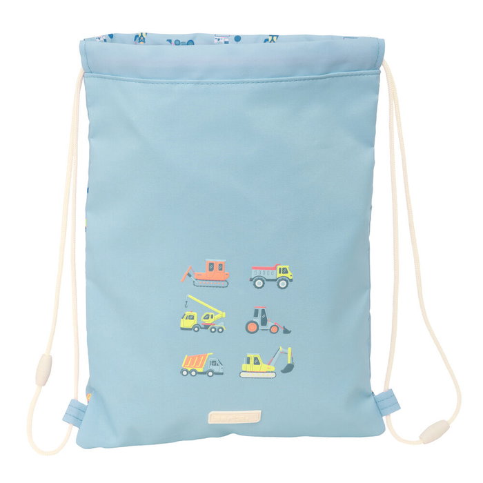 Sac à dos serré par des ficelles Safta Gruas 26 x 34 x 1 cm Sac à dos serré par des ficelles Safta Gruas 26 x 34 x 1 cm
