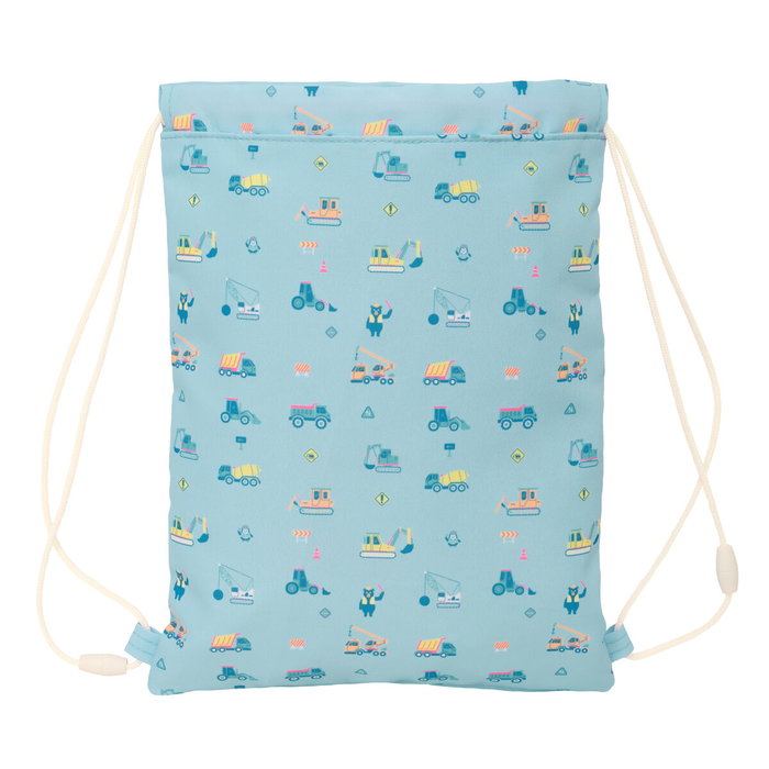 Sac à dos serré par des ficelles Safta Gruas 26 x 34 x 1 cm