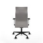 Piqueras Y Crespo Fauteuil Albacete blanc en similicuir avec mécanisme synchrone
