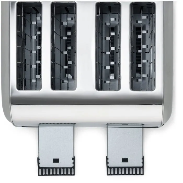 Livoo DOD197 Grille-pain 4 fentes - 1700 W - Acier inoxydable - 2 thermostats réglables indépendants - Fonctions dégivrage et réchauffage Livoo DOD197 Grille-pain 4 fentes - 1700 W - Acier inoxydable - 2 thermostats réglables indépendants - Fonctions dégivrage et réchauffage