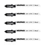 WOLFPACK LINEA PROFESIONAL Lot de 5 lames de scie sauteuse pour bois, coupe grossière, tige en T