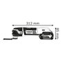 Bosch Professional GOP 12V-28 Découpeur-ponceur sans-fil avec 2 Batteries 3,0Ah, Accessoires et L-Boxx