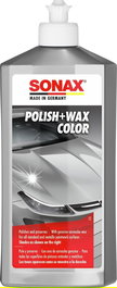 Sonax SX02963000 Polisseur + Cire Argentée-Grise 500 mL pour Peinture Métallisée Argentée