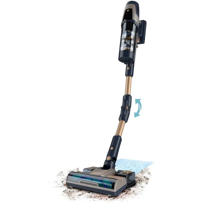 Cecotec RZ90 AI AquaPet Flex Connected Aspirateur Balai Laveur Intelligent avec IA, 310 AW, Autonomie 110 min pour 200 m², Kit Accessoires et Brosse pour Animaux