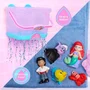 Disney Vaiana Jouets de bain - La Petite Sirène - 5 figurines avec panier