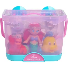 Disney Vaiana Jouets de bain - La Petite Sirène - 5 figurines avec panier