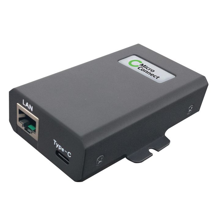 MicroConnect Convertisseur Gigabit PoE vers USB-C 25W POEINJ-25W-USBC MicroConnect Convertisseur Gigabit PoE vers USB-C 25W POEINJ-25W-USBC