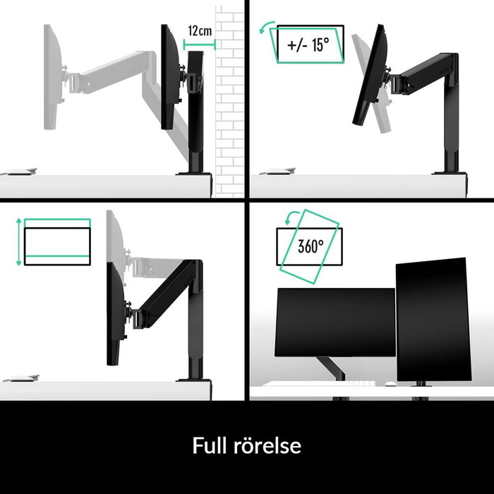 Support de table d'écran Arctic AEMNT00062A 43"