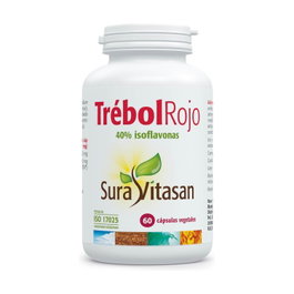 Sura Vitasan Trébol rojo 40% Isoflavones 60 capsules végétales