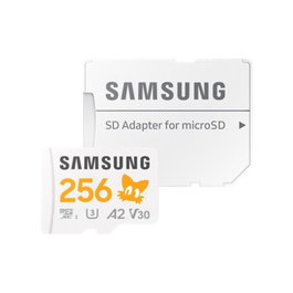 Samsung MB-MD256S MicroSDXC 256 Go avec adaptateur SD