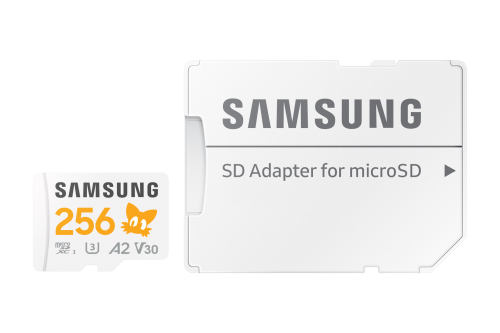Samsung MB-MD256S MicroSDXC 256 Go avec adaptateur SD