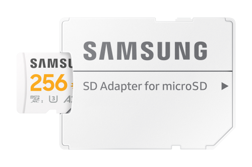Samsung MB-MD256S MicroSDXC 256 Go avec adaptateur SD